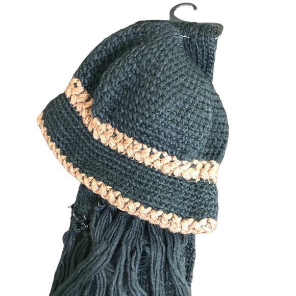 Super Soft Fringe Scarf & Hat Set - Picture 3 of 12